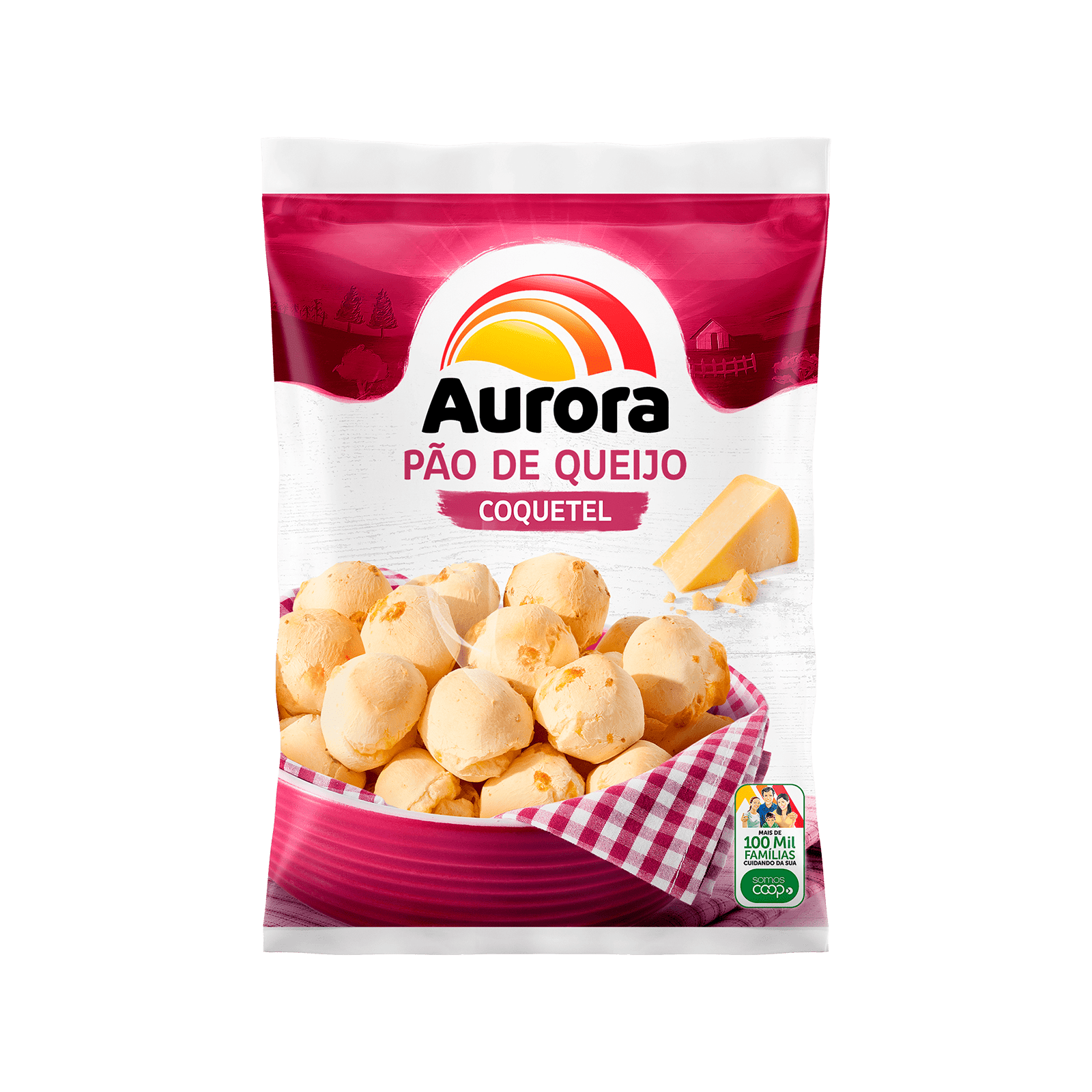 Pão de queijo coquetel Aurora 400g