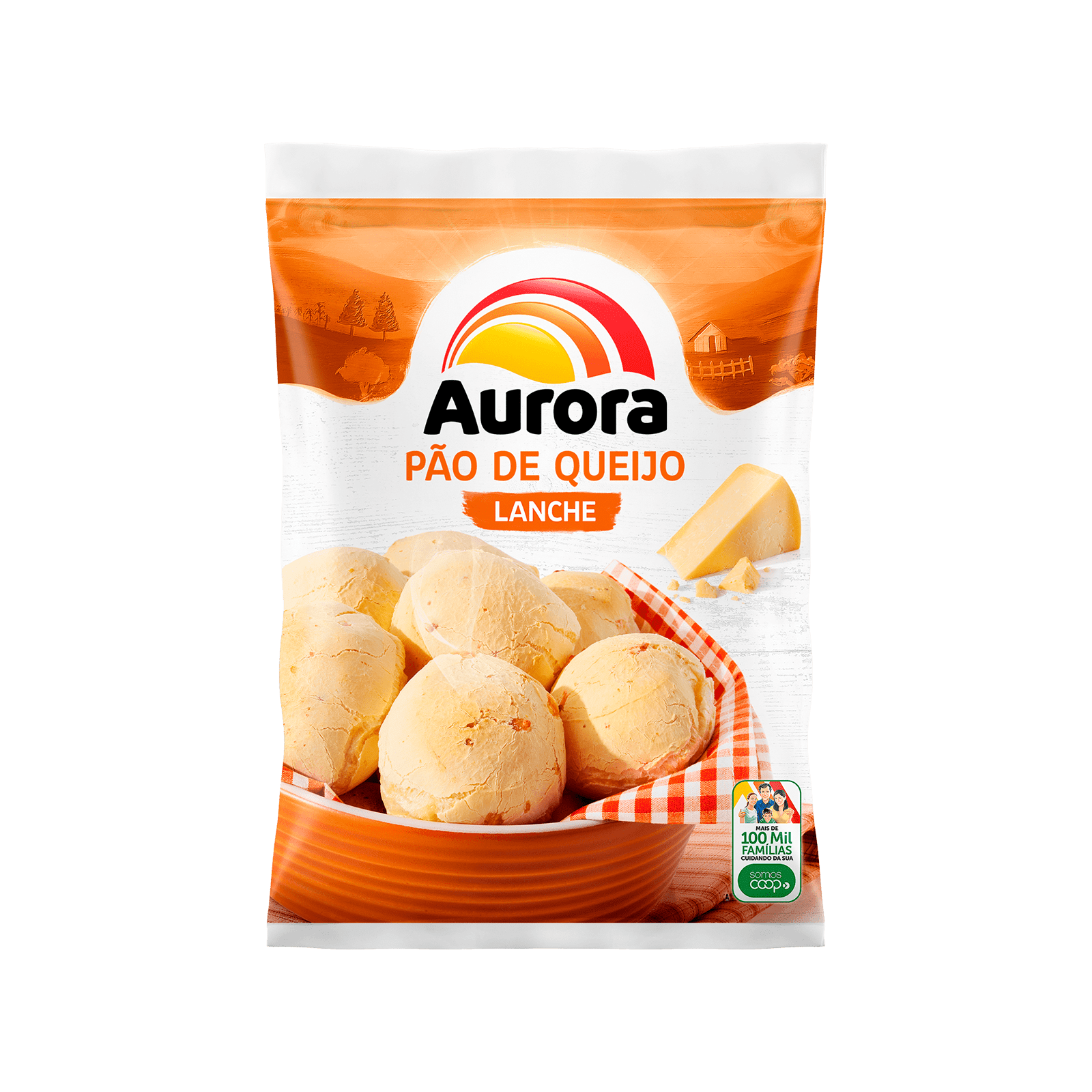 Pão de queijo lanche Aurora 1Kg