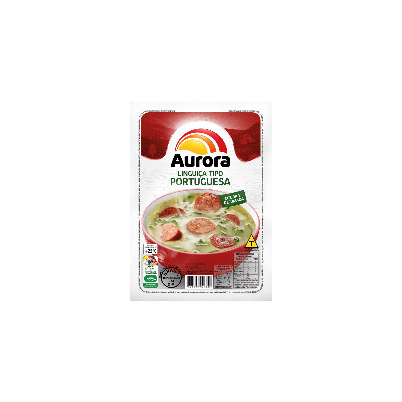 Linguiça Portuguesa Aurora 400g