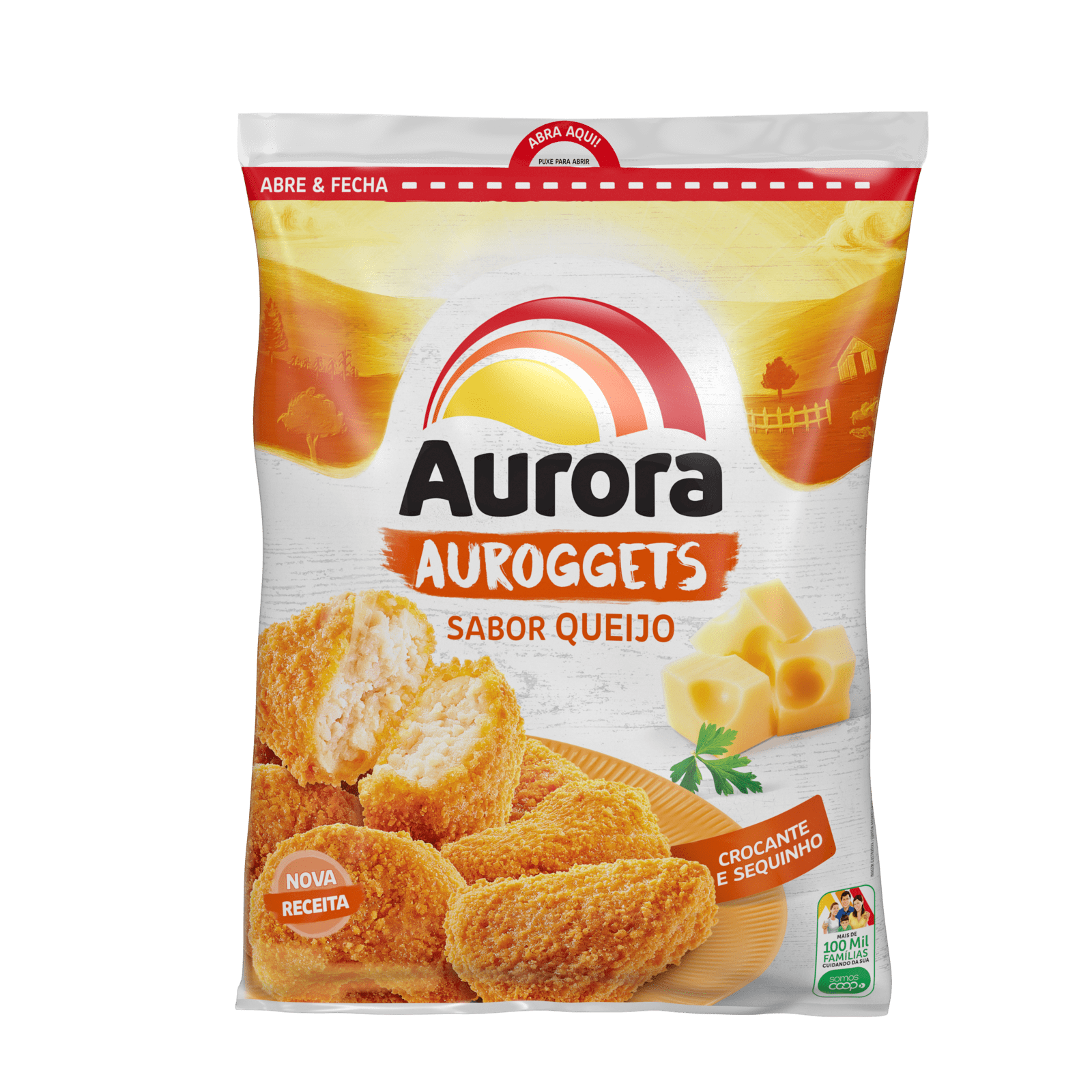 Auroggets Sabor Queijo 1 Kg