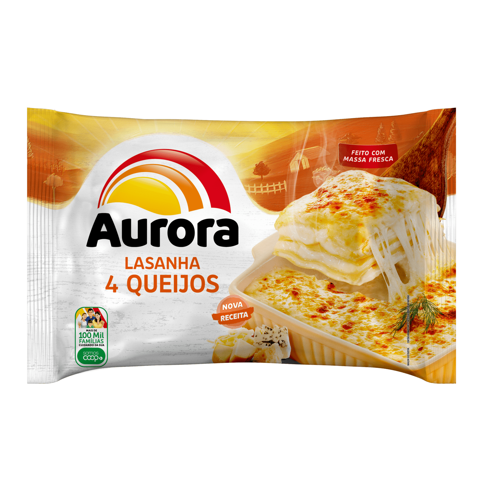 Lasanha Quatro Queijos 600g