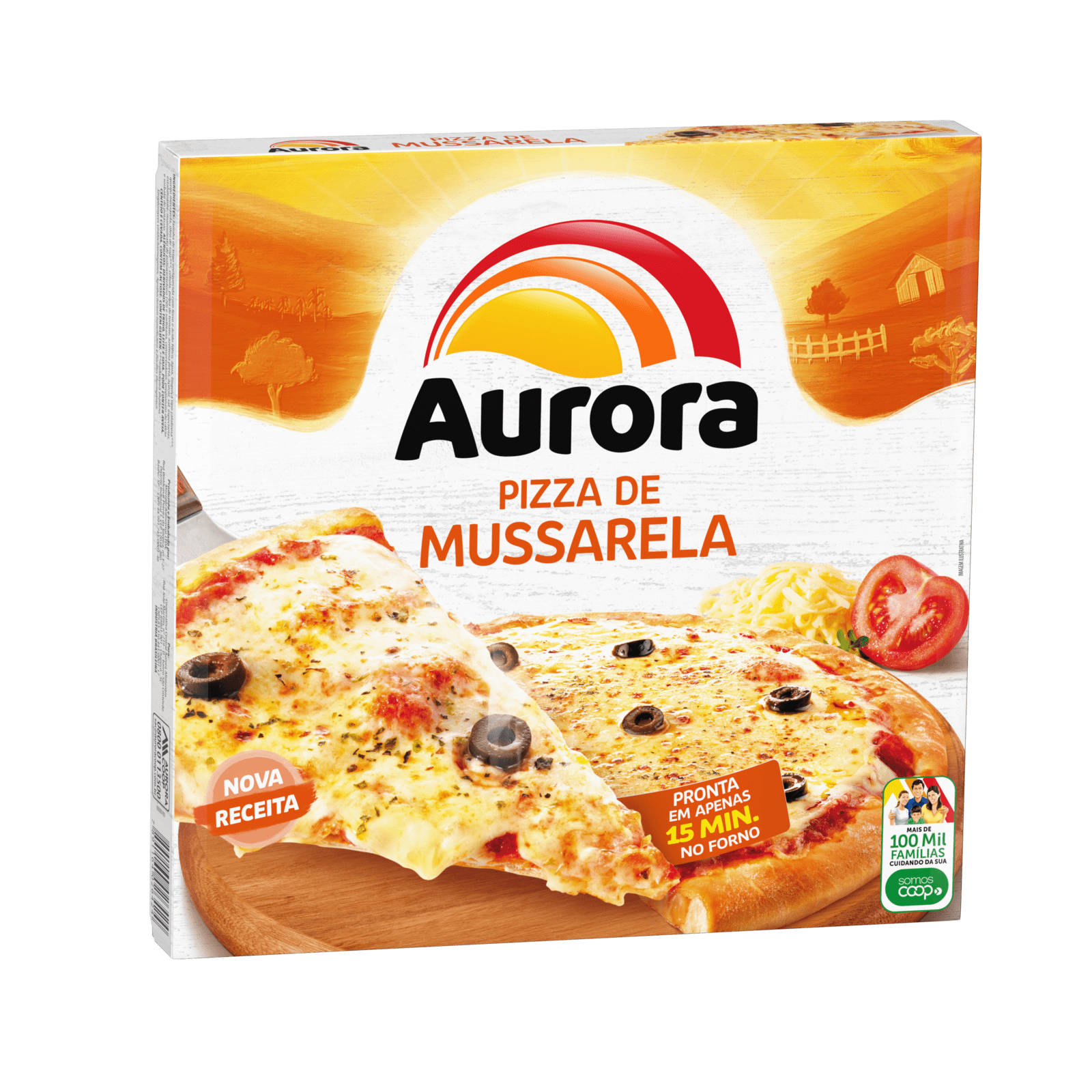 Pizza Mussarela Aurora 440g