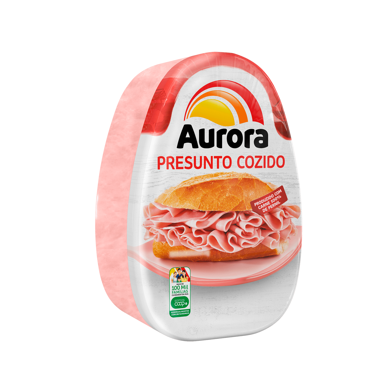 Presunto cozido sem capa de gordura Aurora 3,5kg