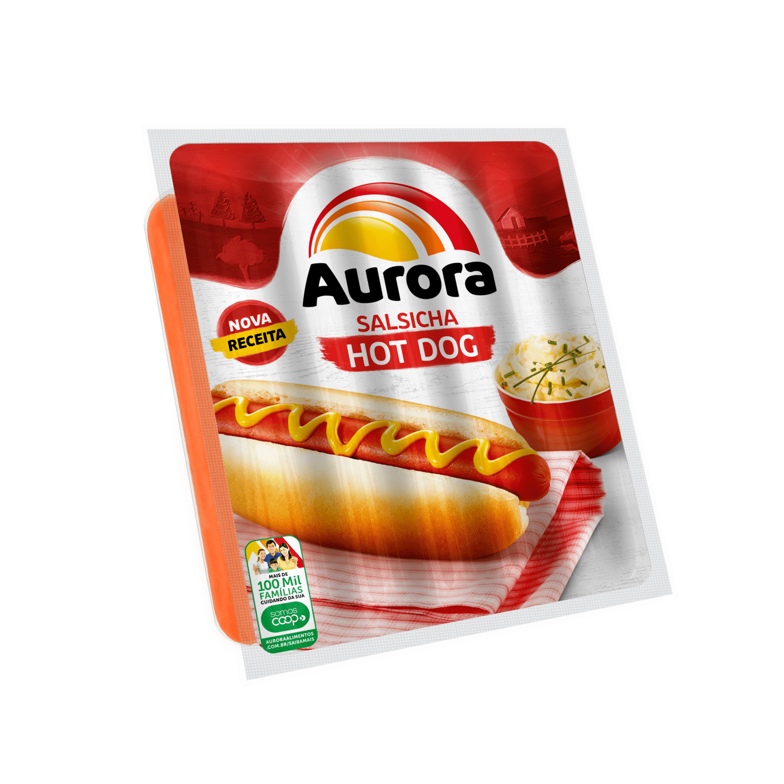 SALSICHA HOT DOG AURORA 500G