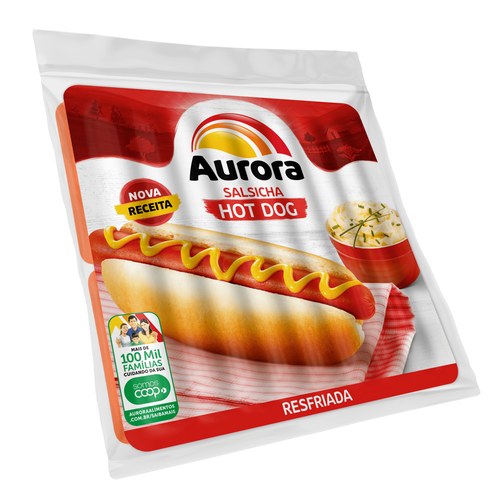 SALSICHA HOT DOG AURORA RESFRIADA 3KG