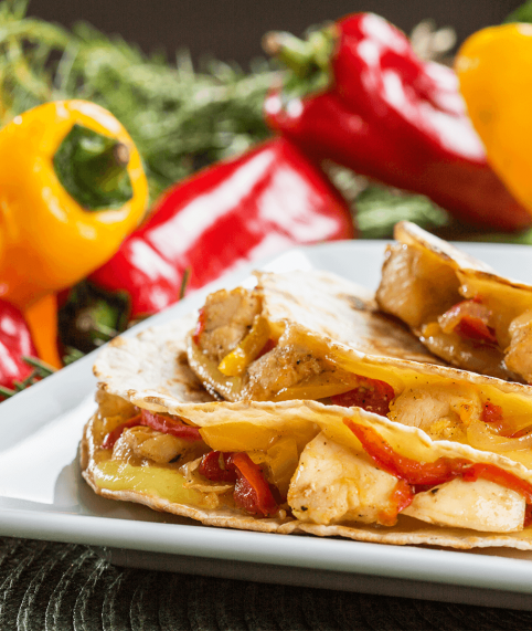 Quesadillas de Peito de Frango