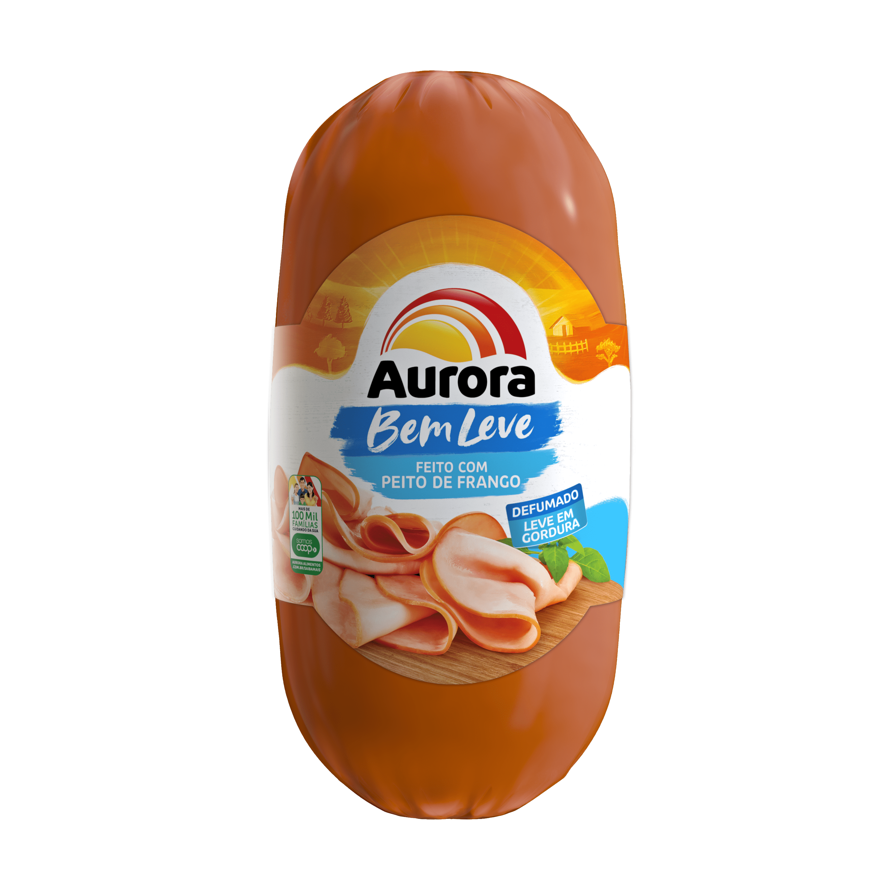 Aurora Bem Leve Peito de Frango Defumado Peça 2Kg